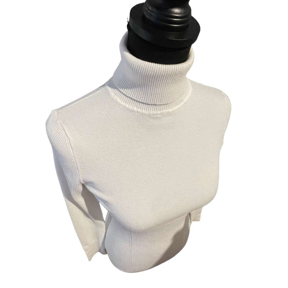 White House Black Market White Turtleneck Sweater - Picture 8 of 15